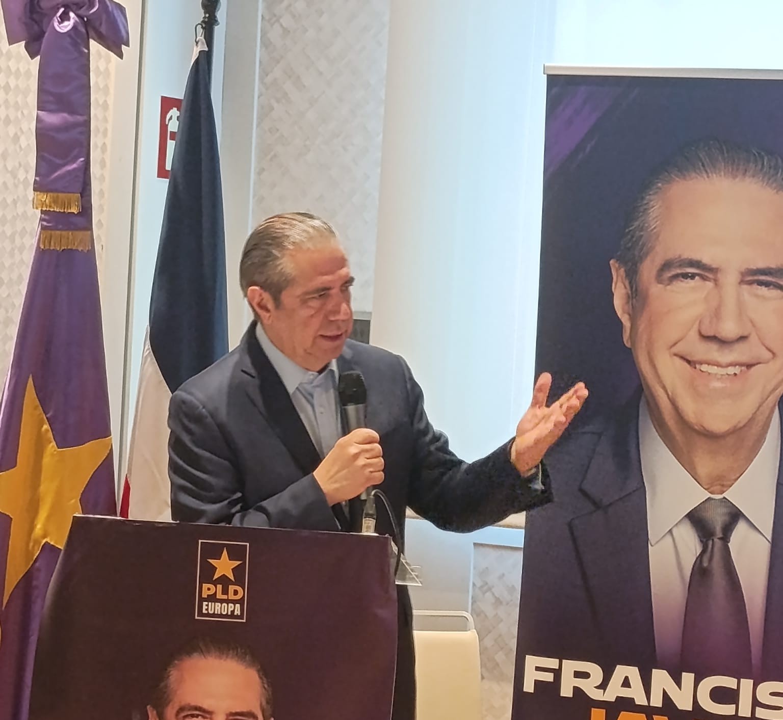 Francisco Javier García apuesta por la unidad del PLD y promete reformar el sistema eléctrico si gana en 2028