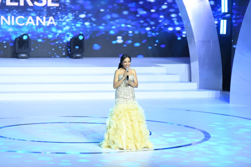 Magali Febles reafirma compromiso con la creación de la Casa del Autismo durante la gala de Miss República Dominicana Universo
