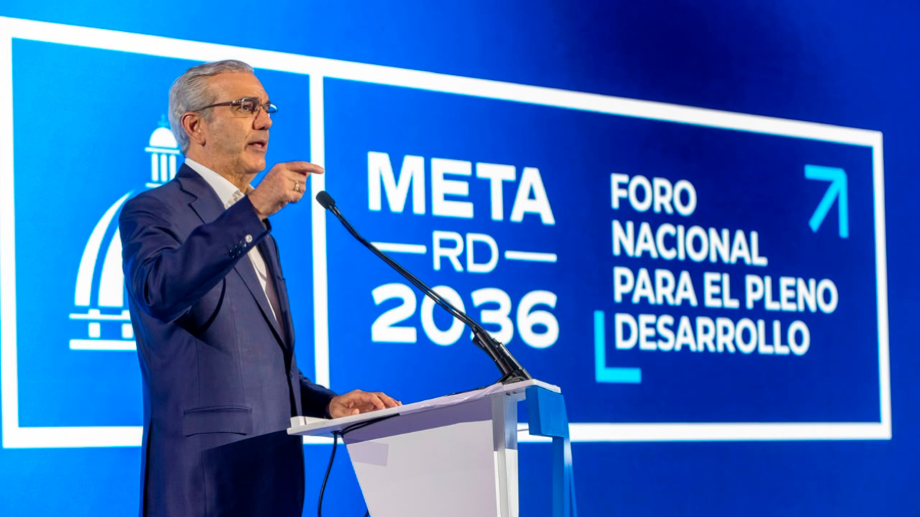 Abinader afirma que Meta RD 2036 es un proyecto de nación para impulsar el desarrollo y la prosperidad