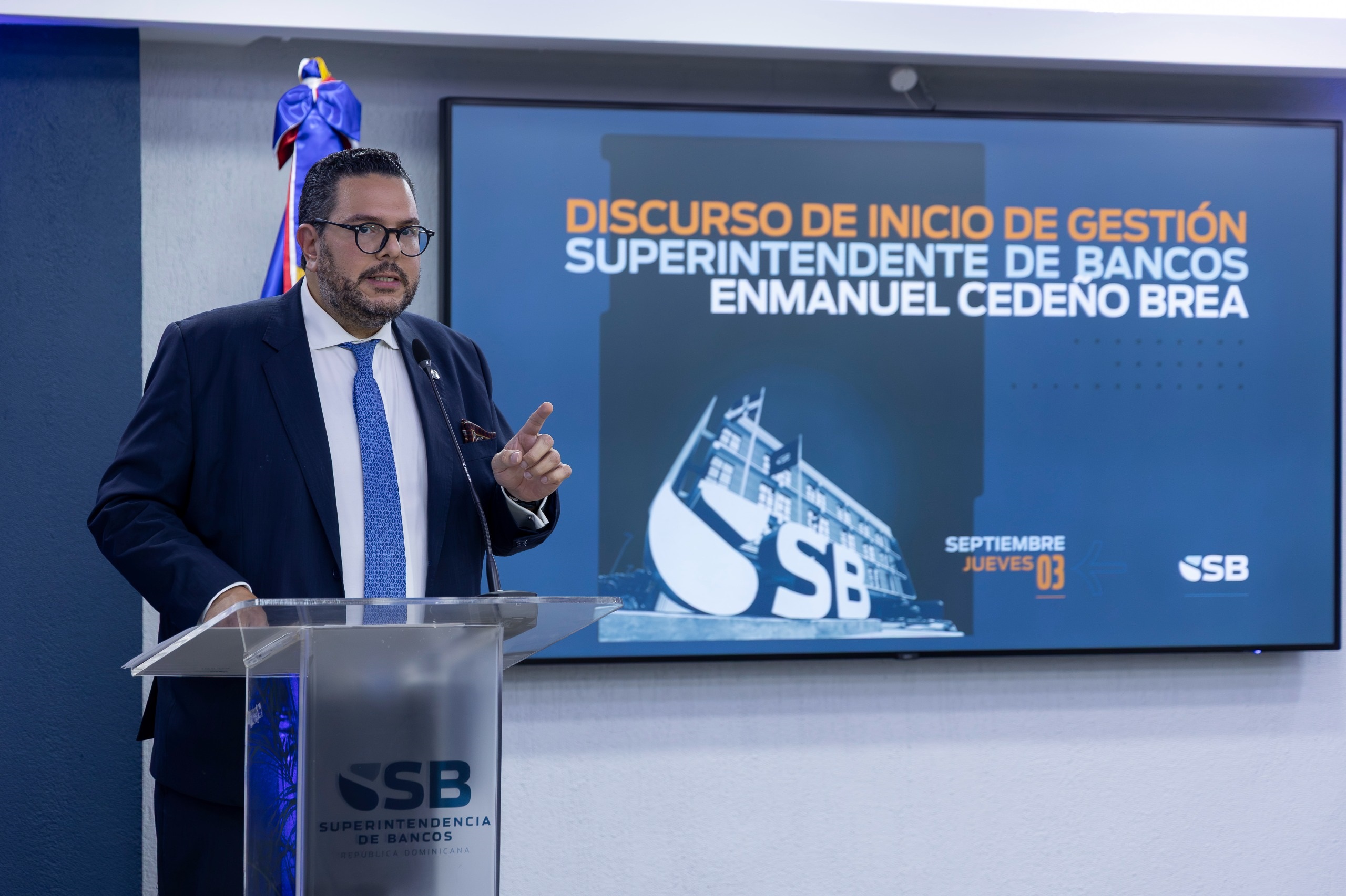 Superintendencia de Bancos (SB) inicia nueva etapa bajo liderazgo de Enmanuel Cedeño Brea