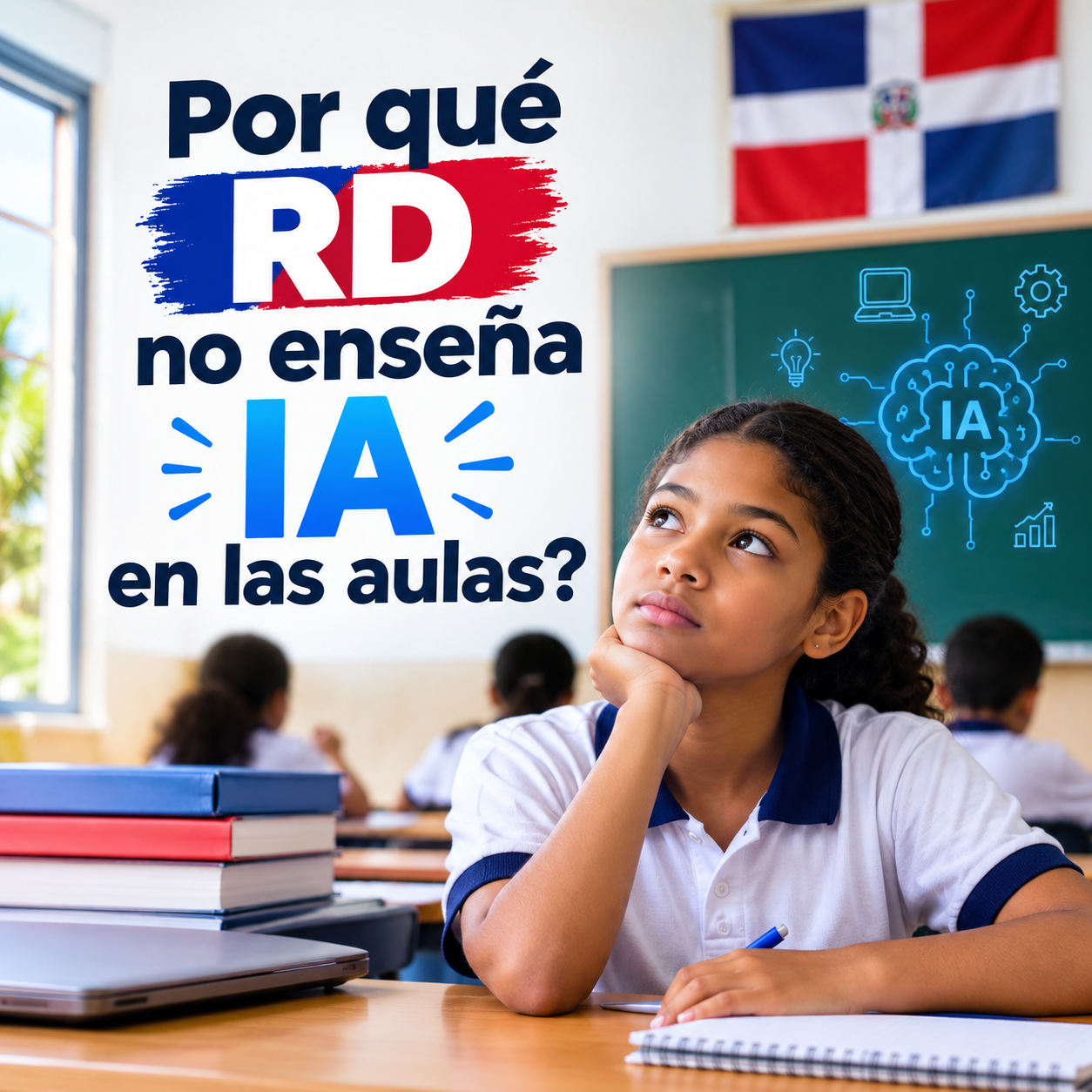 Por qué RD no enseña IA en sus aulas