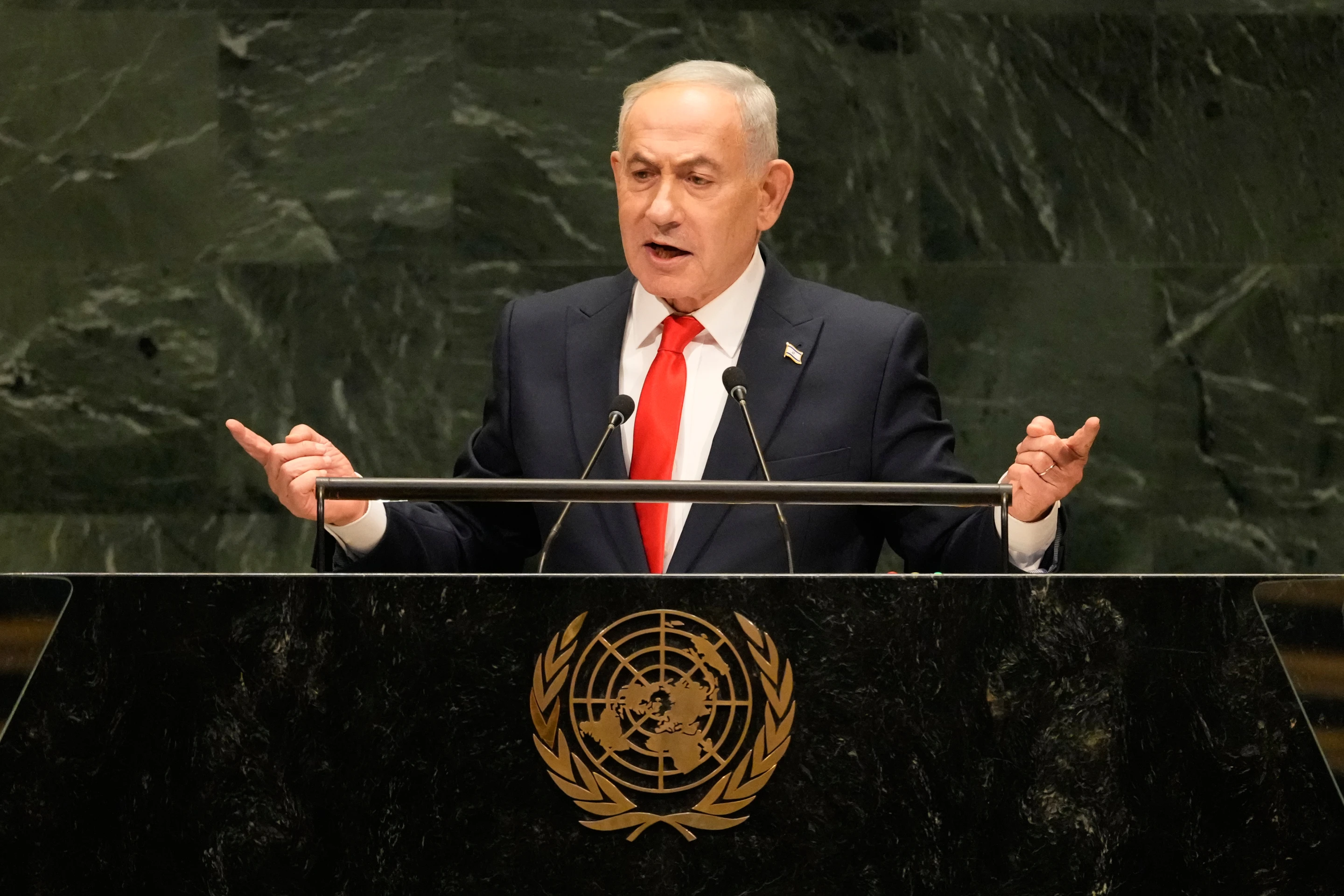 Netanyahu habla ante una ONU casi vacía, defiende ataque a Irán y arremete contra delegados que abandonaron el salón