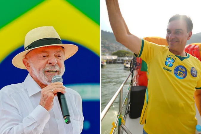 Lula y Flávio Bolsonaro concentran el cierre de campaña en los mayores estados electorales de Brasil