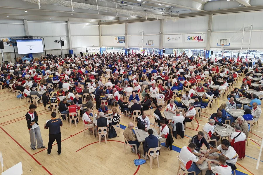 Más de 800 jugadores de 17 países participan en el Mundial de dominó en Salou (Tarragona)