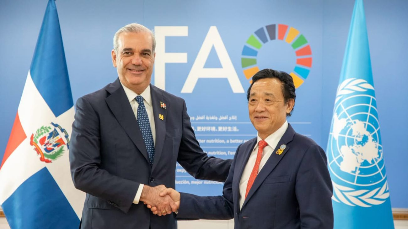 FAO otorgará a Abinader su máxima condecoración por sus aportes a la seguridad alimentaria