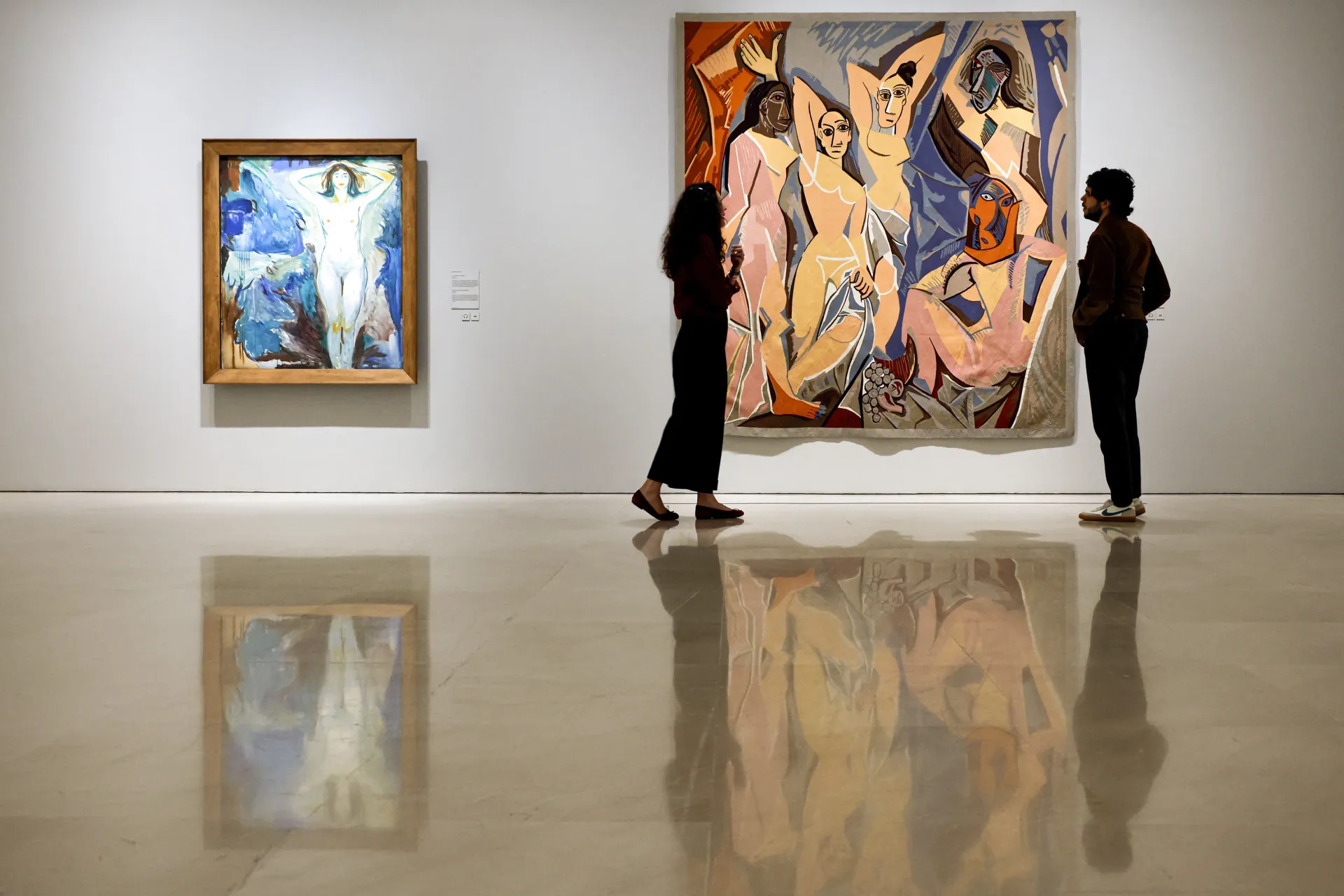 Munch y Picasso entablan un diálogo imaginario y hallan afinidades en el Museo de Málaga