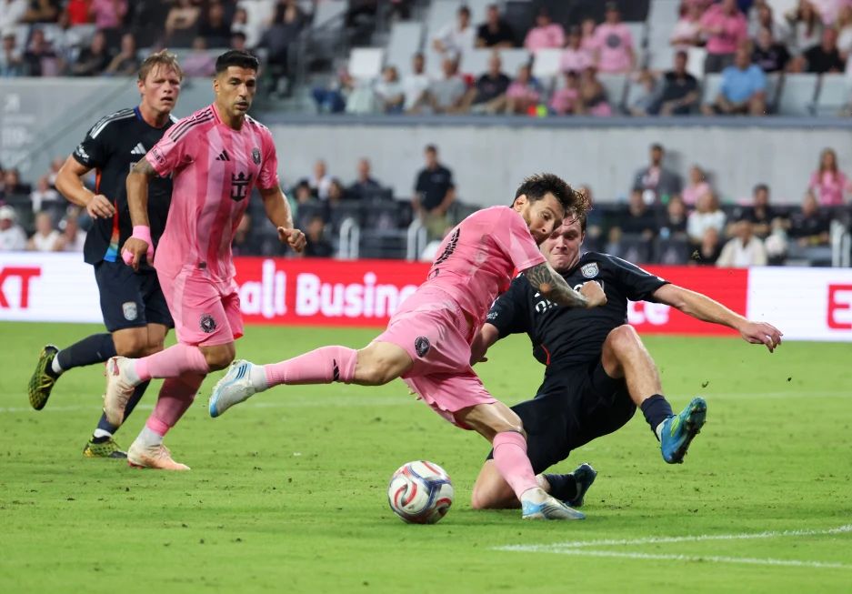 Messi alcanza los 101 goles con Inter Miami, pero San Diego rescata empate 2-2